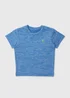 Boys Cobalt Textured Sports T-Shirt (1-7yrs) - 1 to 1 half years Image 1
