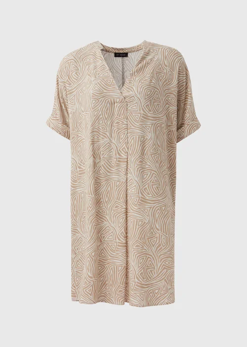 Et Vous White Geo Print Tunic Dress - 8 Image 5