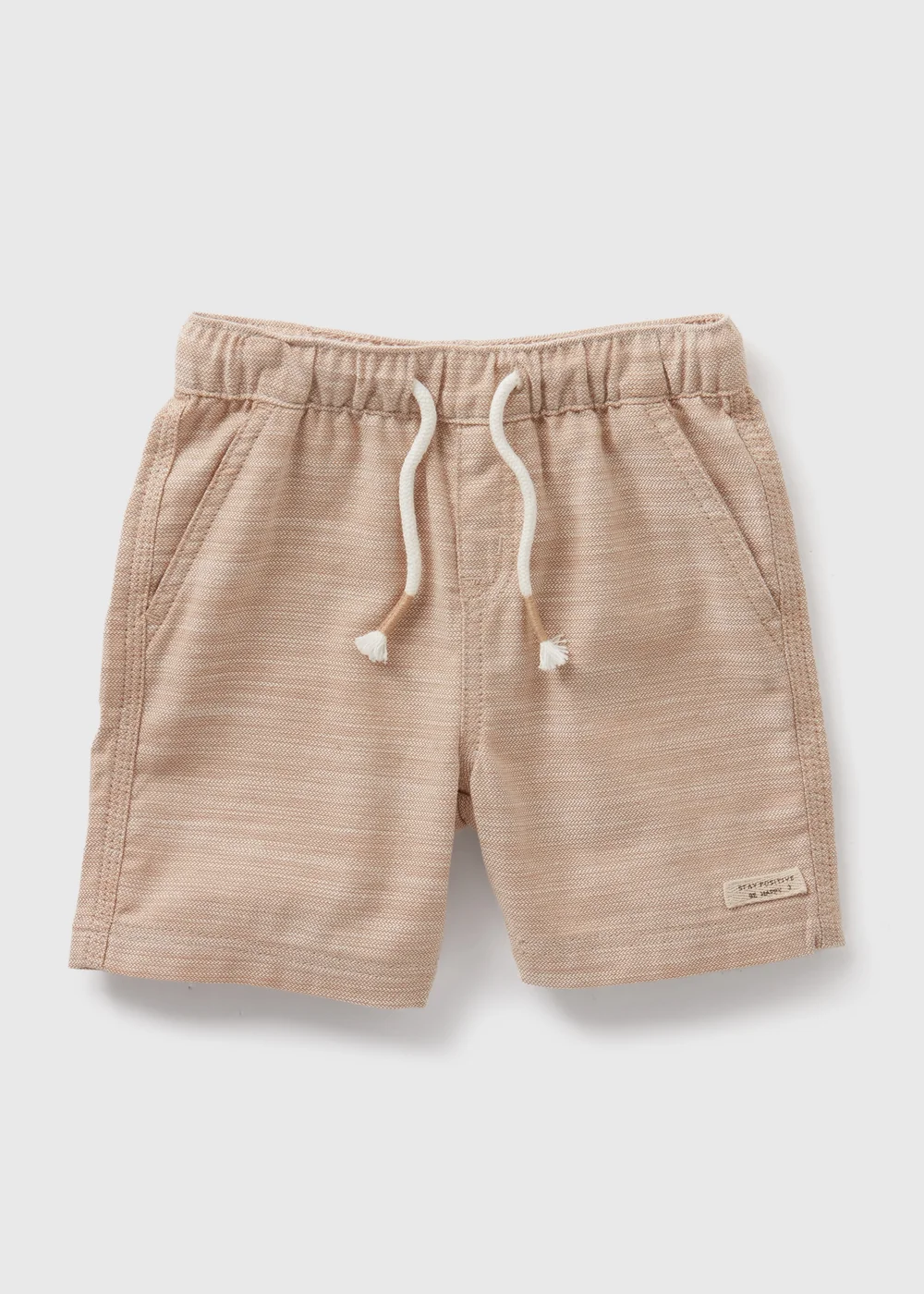 Boys Stone Woven Texture Shorts (1-7yrs) - 1 to 1 half years Image 1