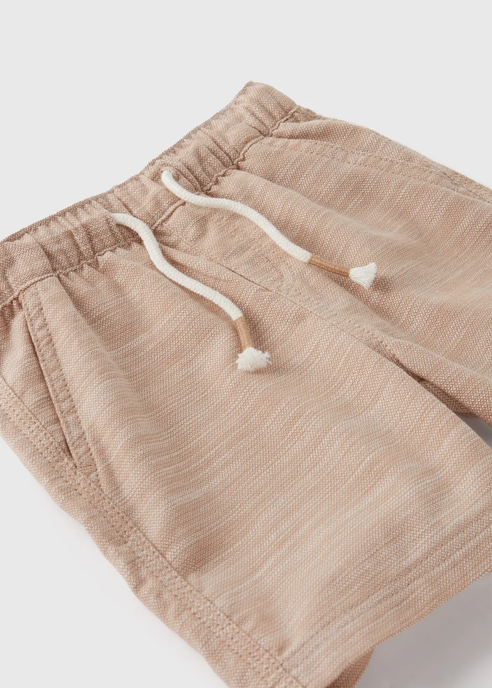 Boys Stone Woven Texture Shorts (1-7yrs) - 1 to 1 half years Image 2