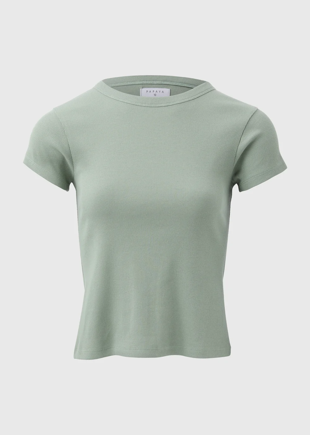 Green Ribbed T Shirt - 8 Image 5