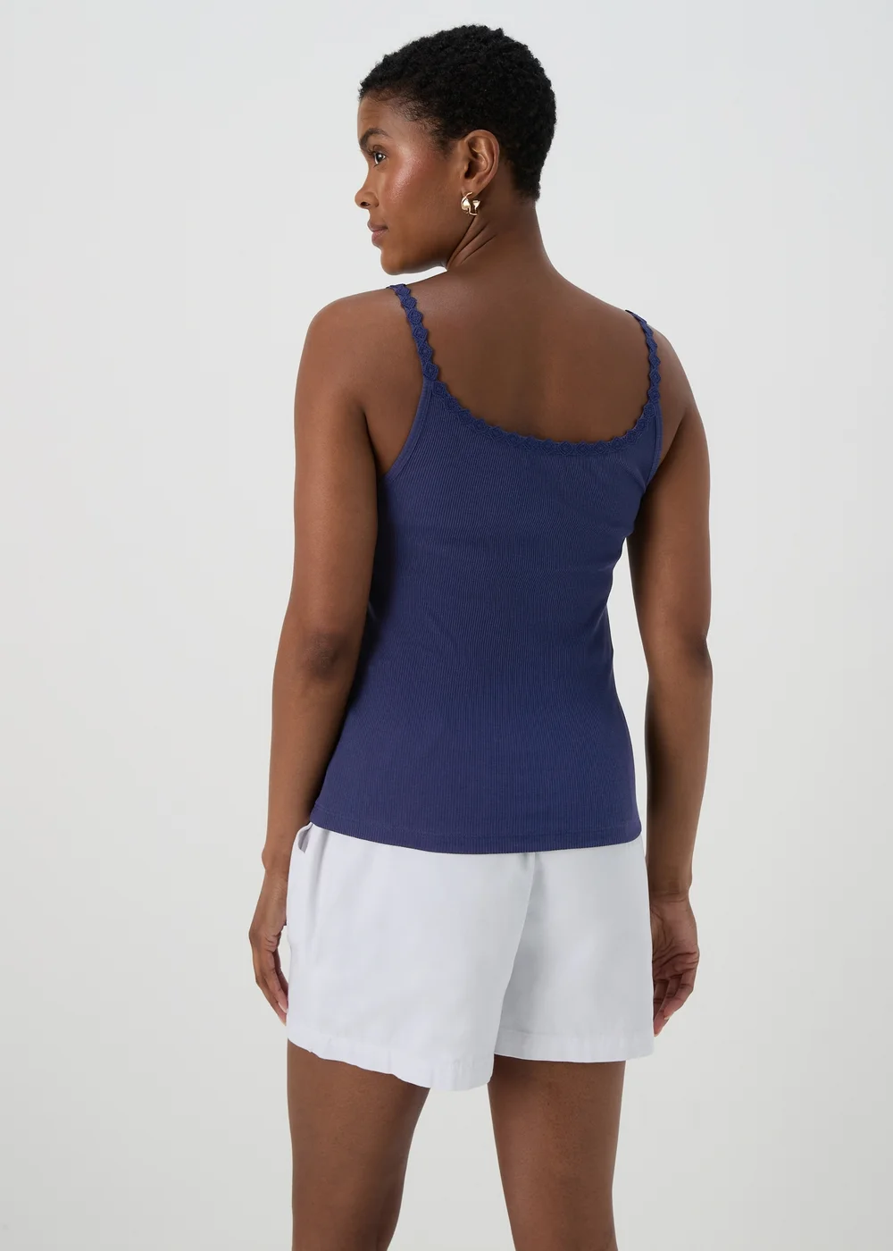 Navy Geo Strap Vest - Size 8 Image 2