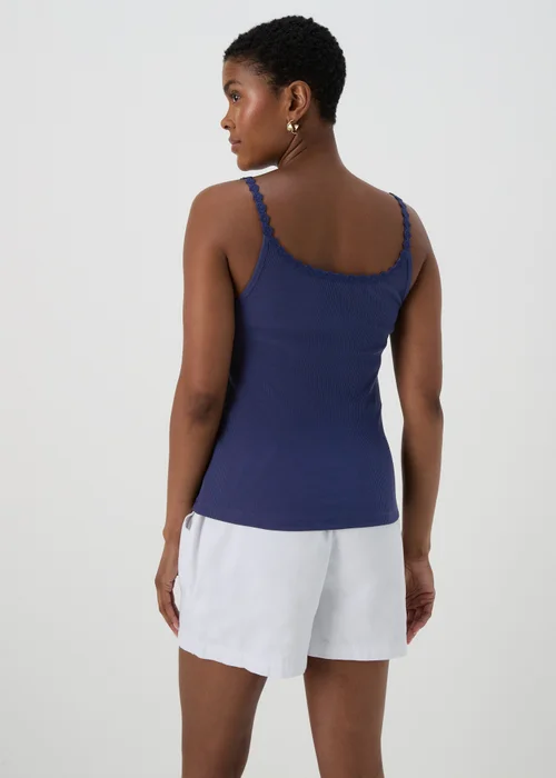 Navy Geo Strap Vest - Size 8 Image 2