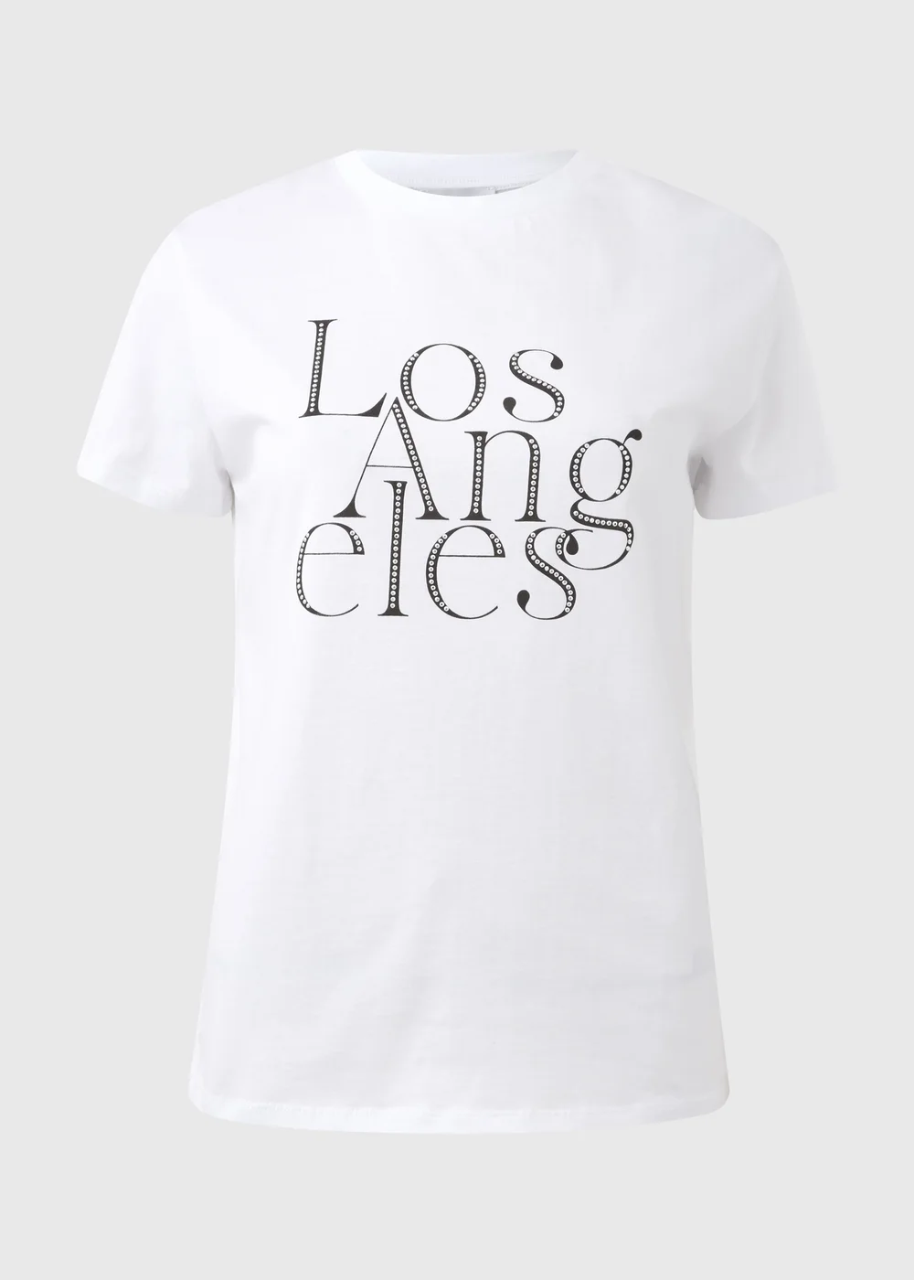 White Los Angeles T-Shirt - Size 8 Image 5