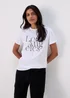 White Los Angeles T-Shirt - Size 8 Image 1