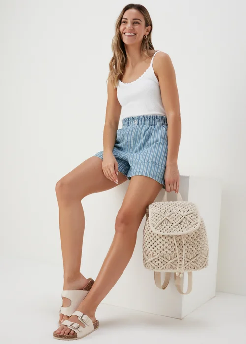 White Geo Strap Vest - 8 Image 4
