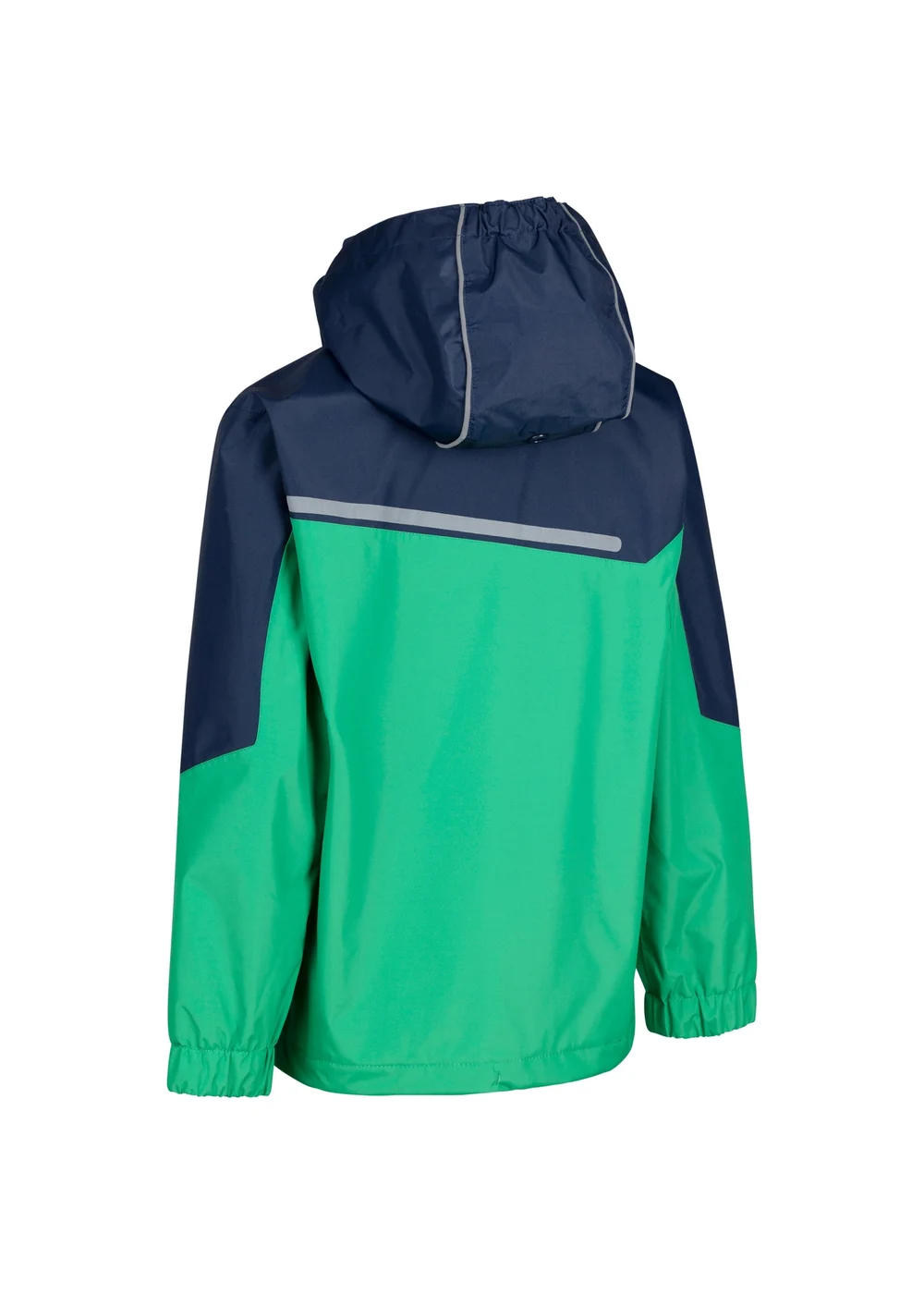 Trespass Navy & Green Submerged Jacket (3-12yrs) - 3-4 Yrs Image 2