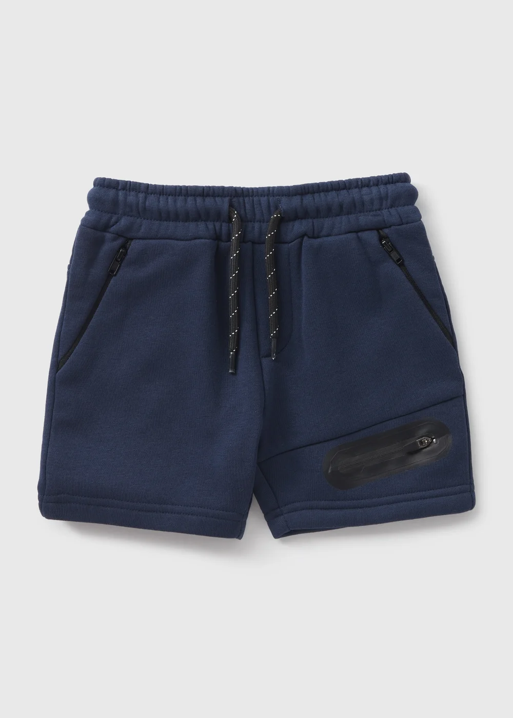 Boys Navy Sports Jogger Shorts (1-7yrs) - 1 half year to 2 Image 1