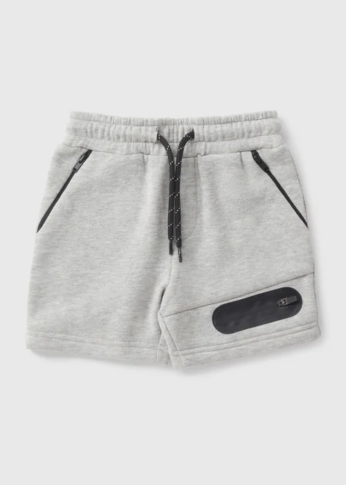 Boys Grey Sports Jogger Shorts (1-7yrs) - 1 half year to 2 Image 1