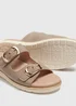 Grey Double Buckle Sandal - Size 3 Image 2
