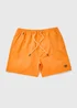 Orange Embroidered Swim Shorts - Small Image 1