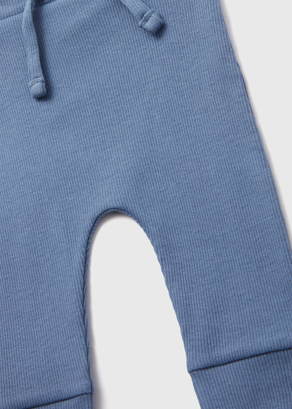 Baby Blue Ribbed Leggings (Newborn-23mths) - 9-12 months Image 2