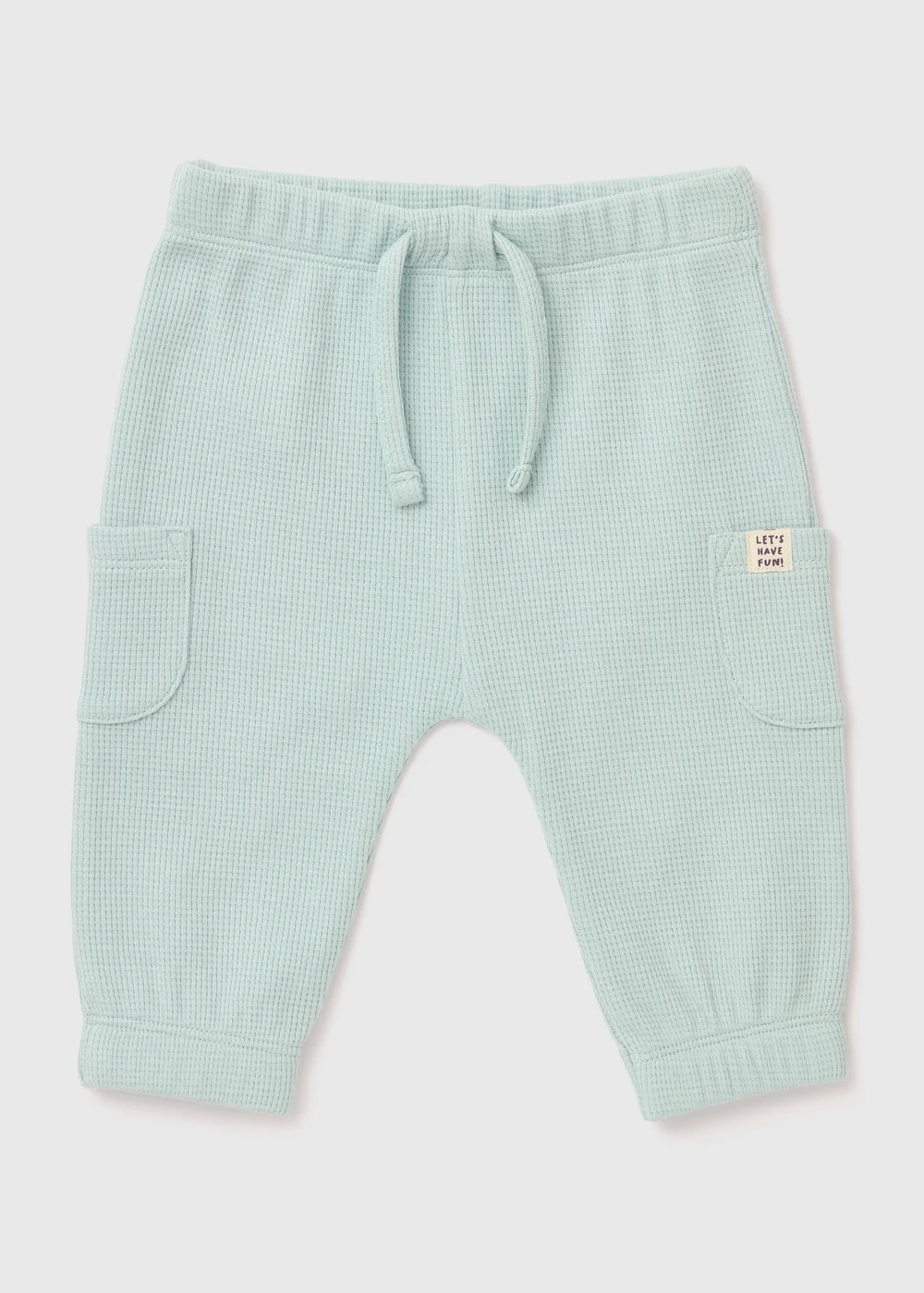 Baby Mint Cargo Joggers (Newborn-23mths) - 9-12 months Image 1