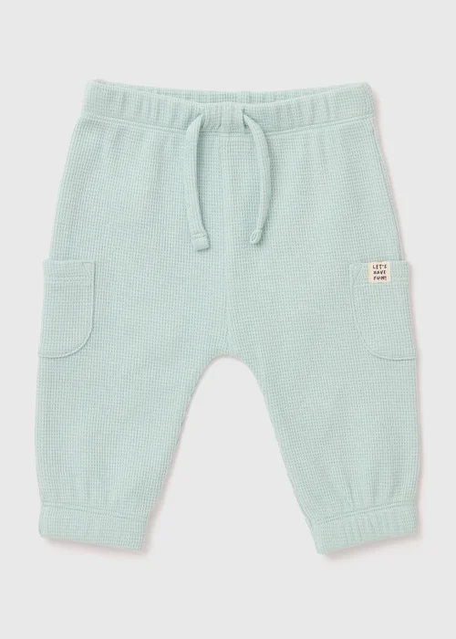 Baby Mint Cargo Joggers (Newborn-23mths) - 9-12 months Image 1