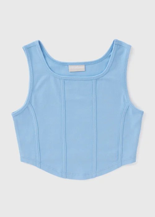 Girls Blue Corset Top (7-15yrs) - Age 7 Years Image 1