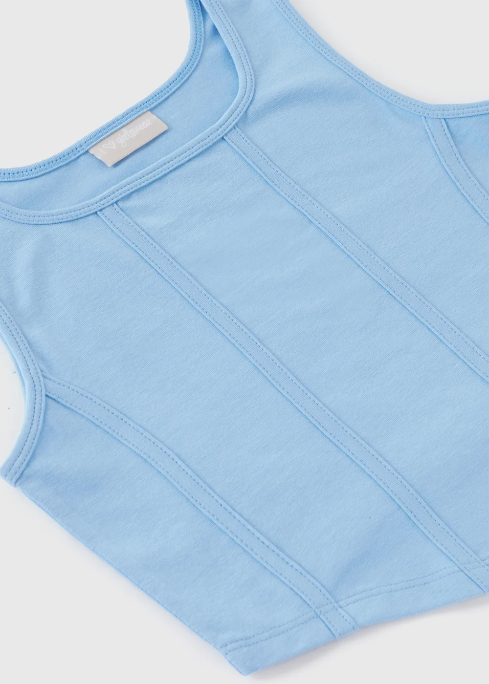 Girls Blue Corset Top (7-15yrs) - Age 7 Years Image 2