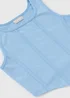 Girls Blue Corset Top (7-15yrs) - Age 7 Years Image 2