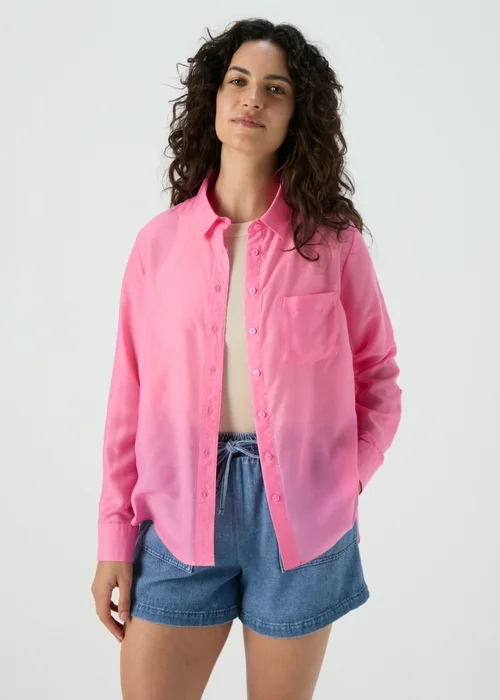Pink Lawn Shirt - 8 Image 4