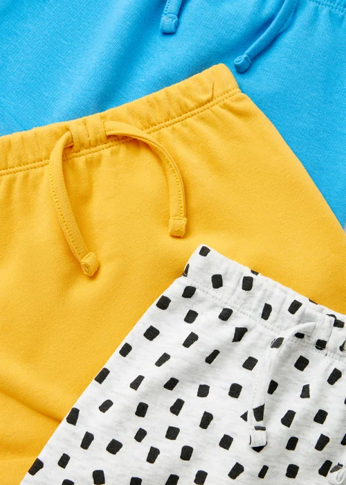 Baby 3 Pack Multicolour Shorts (Newborns-23mths) - 9-12 months Image 2