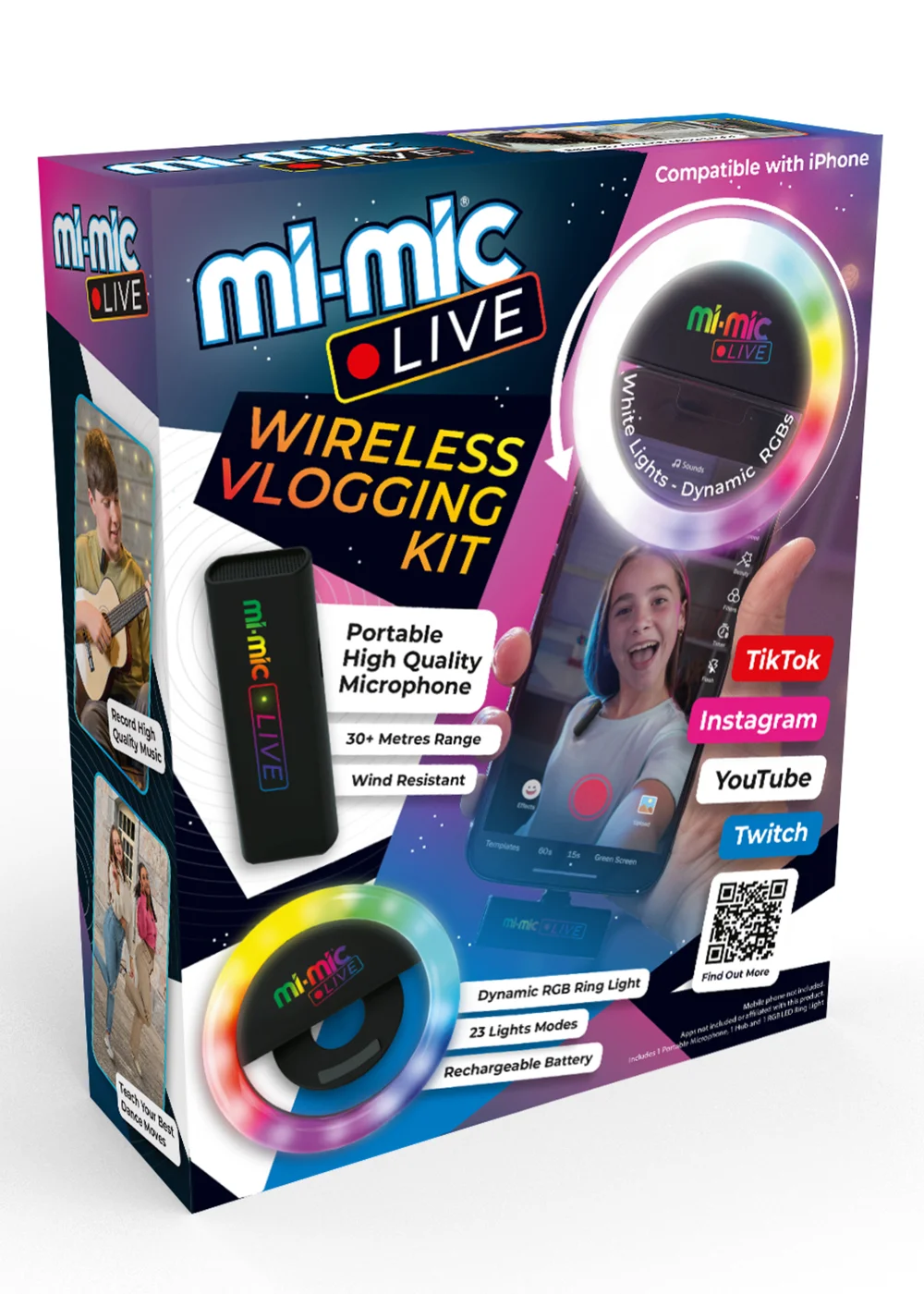 Mi-Mic Live Wireless Vlogging Set - One Size Image 2