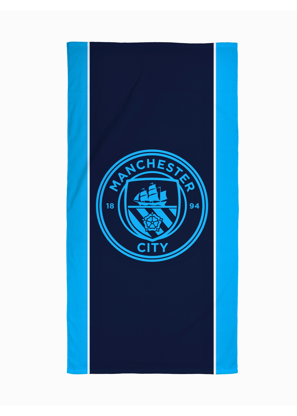 Man City FC Badge Towel - 70x140cm Image 1