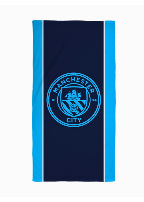 Man City FC Badge Towel - 70x140cm Image 1