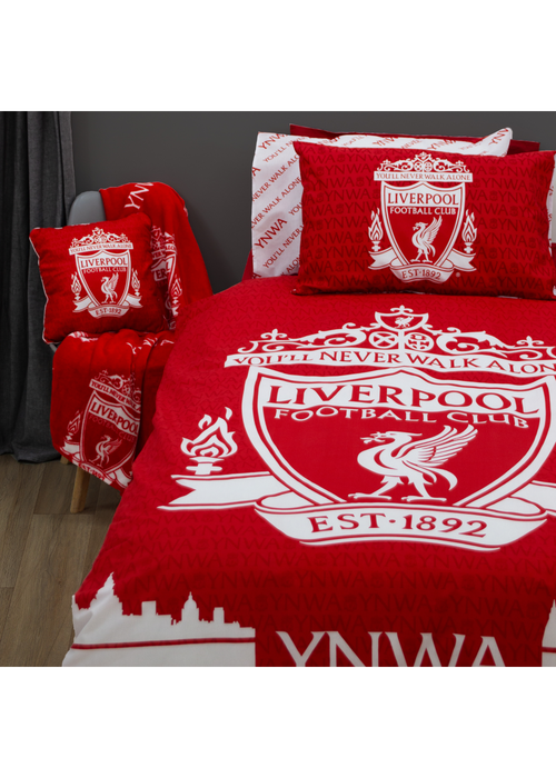 Liverpool FC Tone Duvet Cover Set - Single Image 2