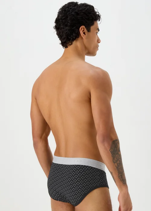 4 Pack Black Print Briefs - S Image 3