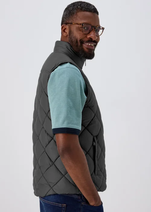 Lincoln Grey Diamond Gilet - S Image 2