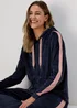 Navy Stripe Hoodie & Pyjama Set - Extra small Image 3