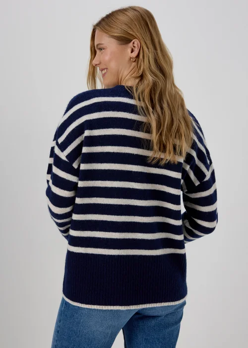 Navy Stripe Jumper - XS Image 2