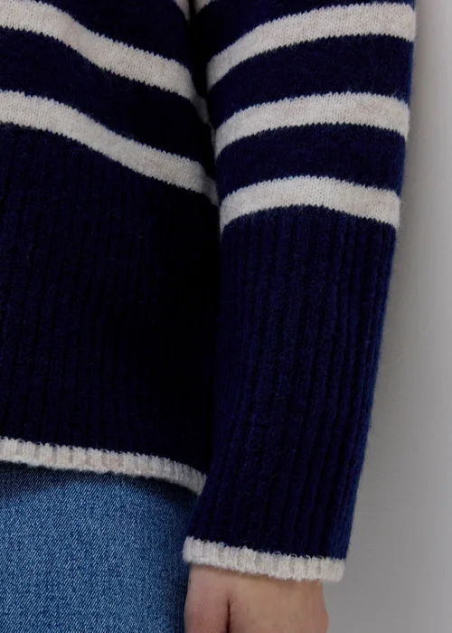 Navy Stripe Jumper - XS Image 5