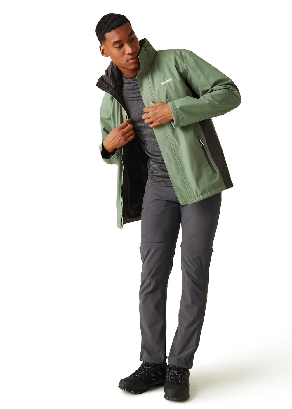 Regatta Green Matt Shell Jacket - S Image 4