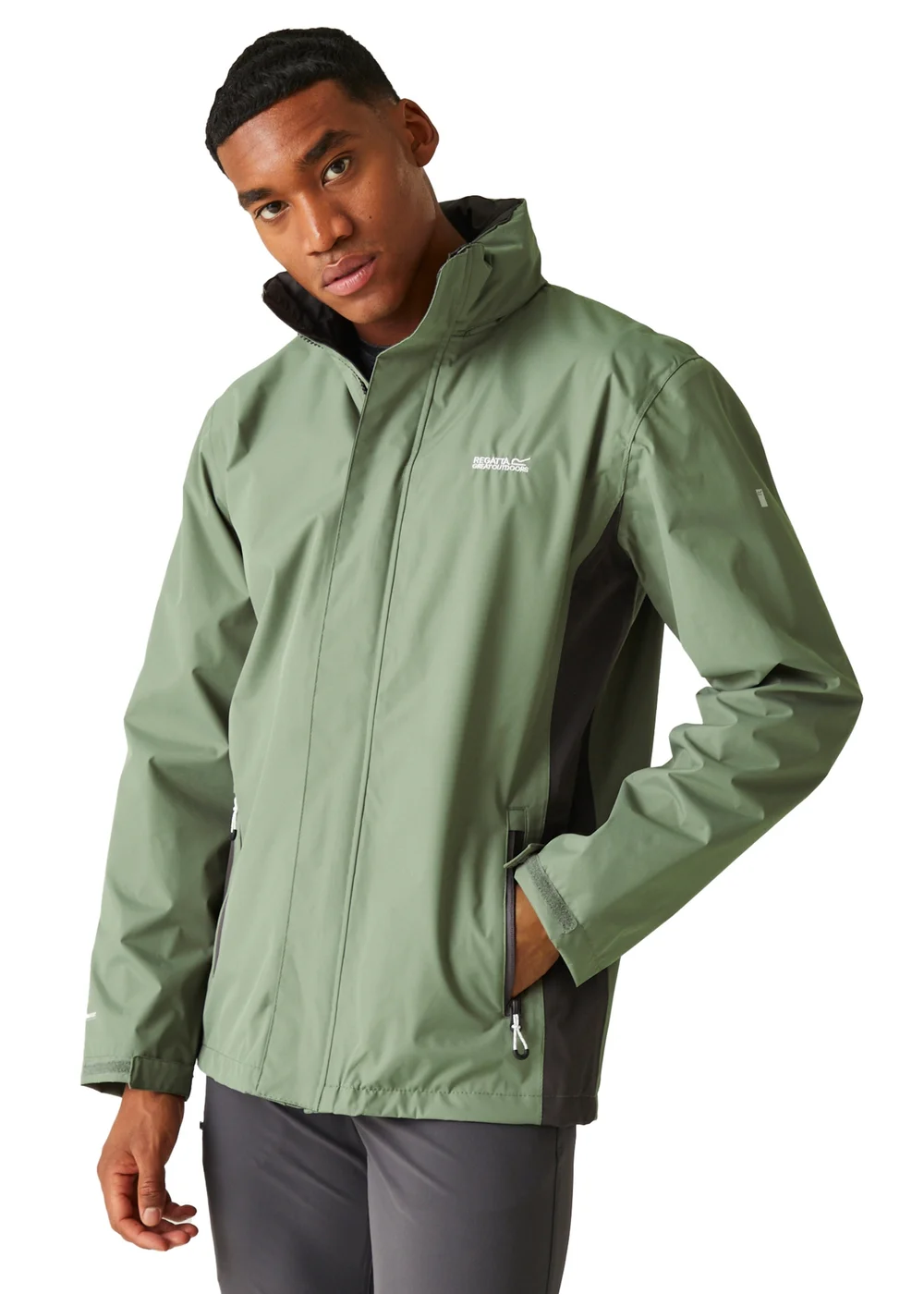 Regatta Green Matt Shell Jacket - S Image 1