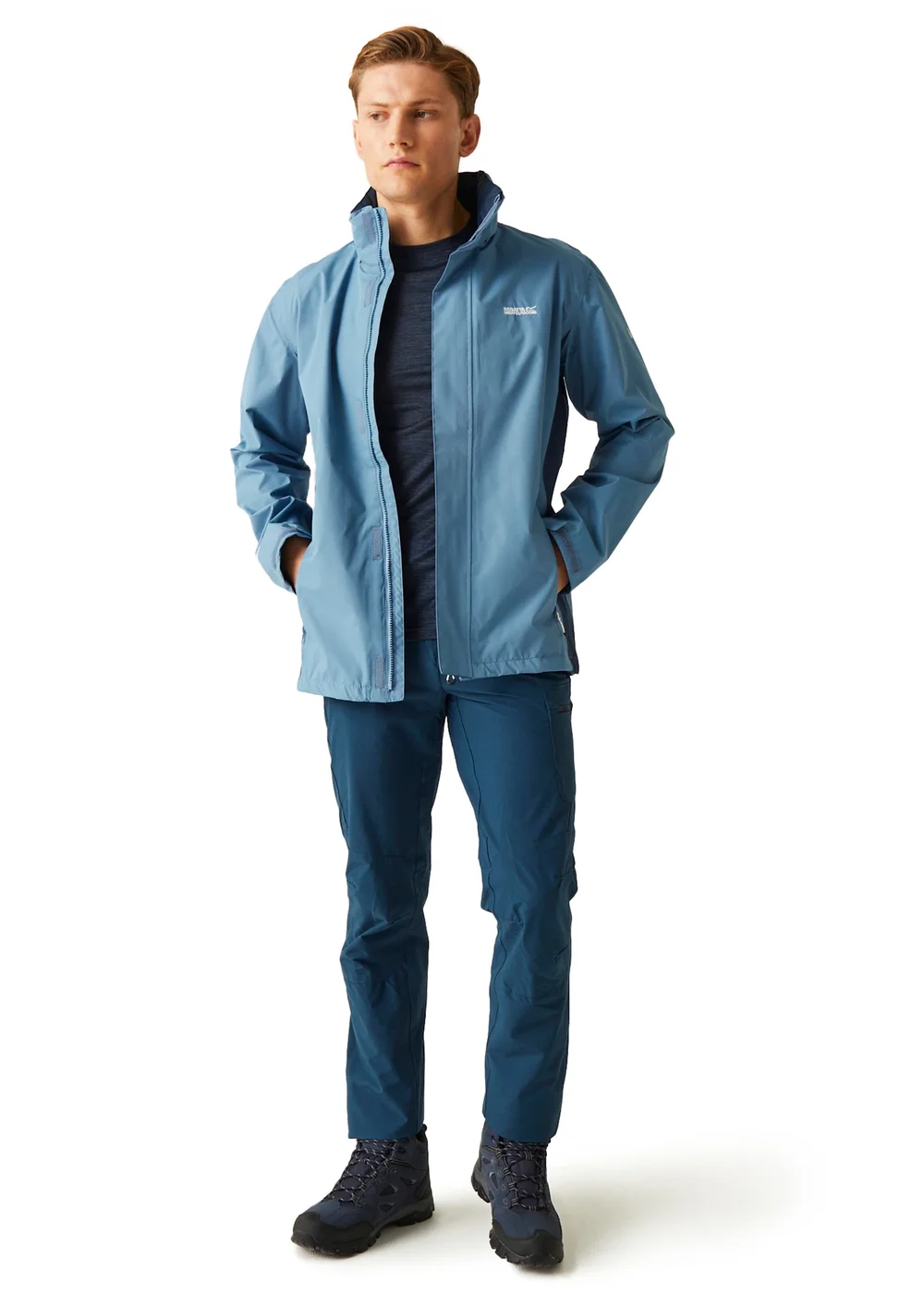 Regatta Blue Matt Shell Jacket - S Image 4