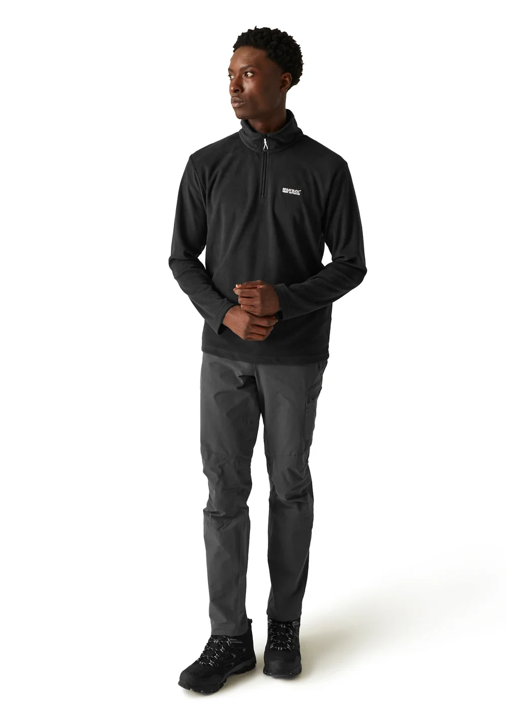 Regatta Black Thompson Fleece - S Image 4