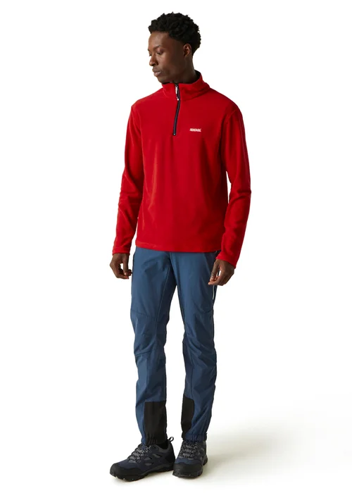 Regatta Red Half Zip Thompson Fleece - S Image 4