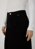 Black Denim Midi Skirt - 8 Image 3