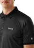 Regatta Black Remex Polo Shirt - S Image 4