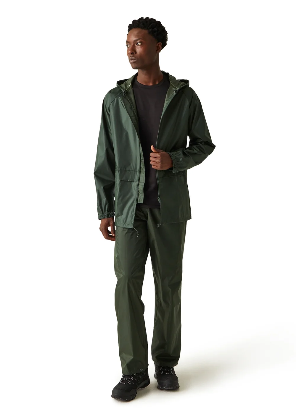 Dark Olive Storm Breaker Packable Jacket - S Image 4