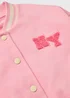 Girls Pink Varsity Jacket (7-13yrs) - Age 10 Years Image 2