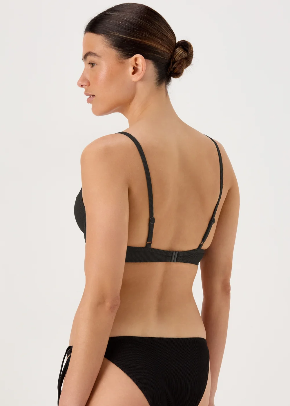 Black Underwired Bikini Top - 32B Image 2