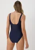 Souluxe Navy Piped Swimsuit - Size 8 Image 2
