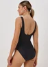 Souluxe Black Petal Print Swimsuit - Size 8 Image 2