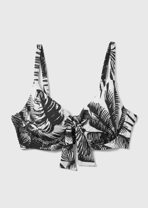 Black Print Bikini Top - 32DD Image 4