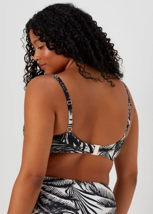 Black Print Bikini Top - 32DD Image 2