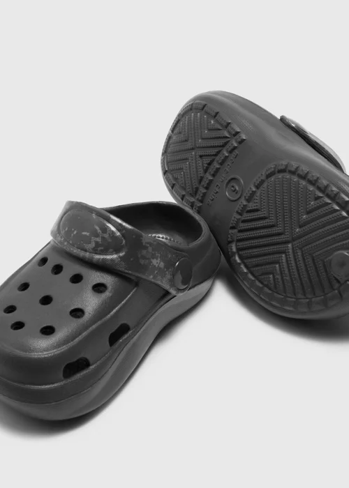 Boys Grey Clogs (Younger 4-11) - 6 Infant Image 2