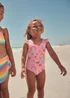 Girls Pink Swimsuit (1-7yrs) - 1 to 1 half years Image 3