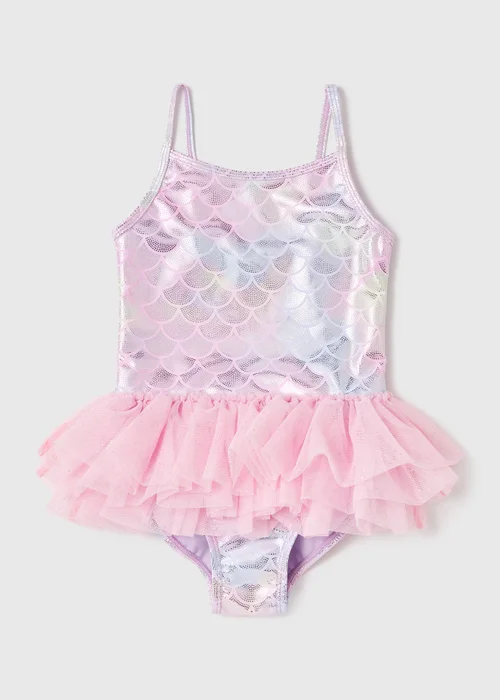 Girls Multicoloured Mermaid Swimsuit (1-7yrs) - 2-3 Yrs Image 1