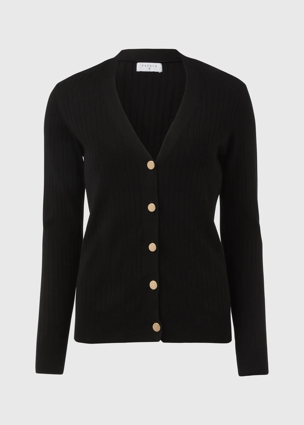 Et Vous Black Button Up Cardigan - 8 Image 5
